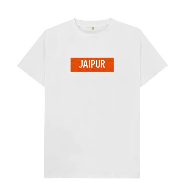 Thornbridge Jaipur Boxed Logo t-skjorte svart bomull