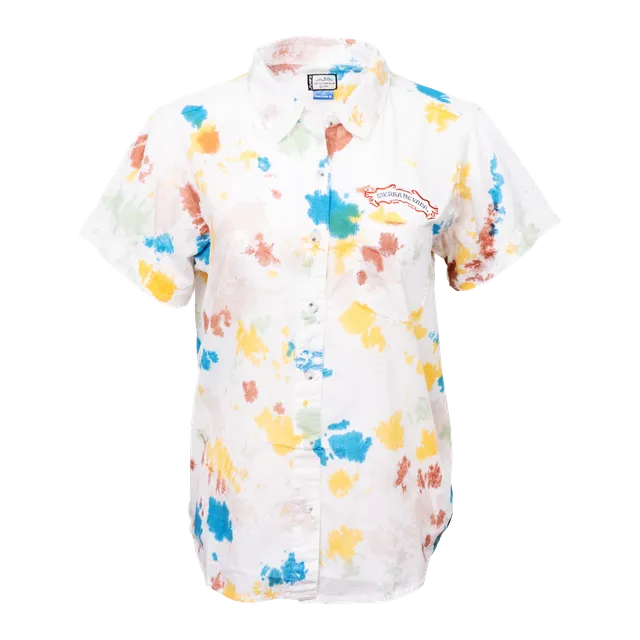 Sierra Nevada KAVU Party Happy t-skjorte dame tie-dye