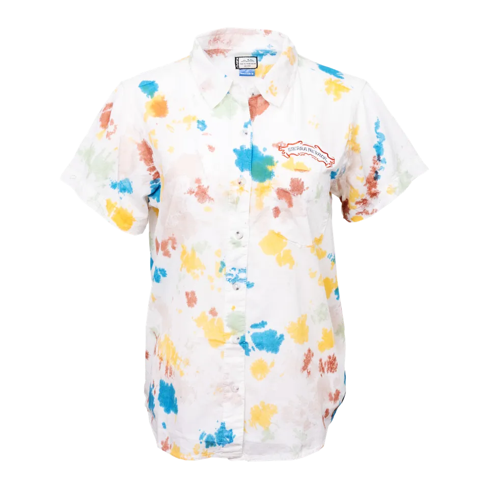 Sierra Nevada KAVU Party Happy t-skjorte dame tie-dye