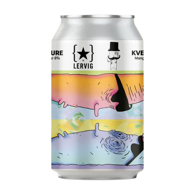 Lervig Kveik Culture Brewski øl boks frisk