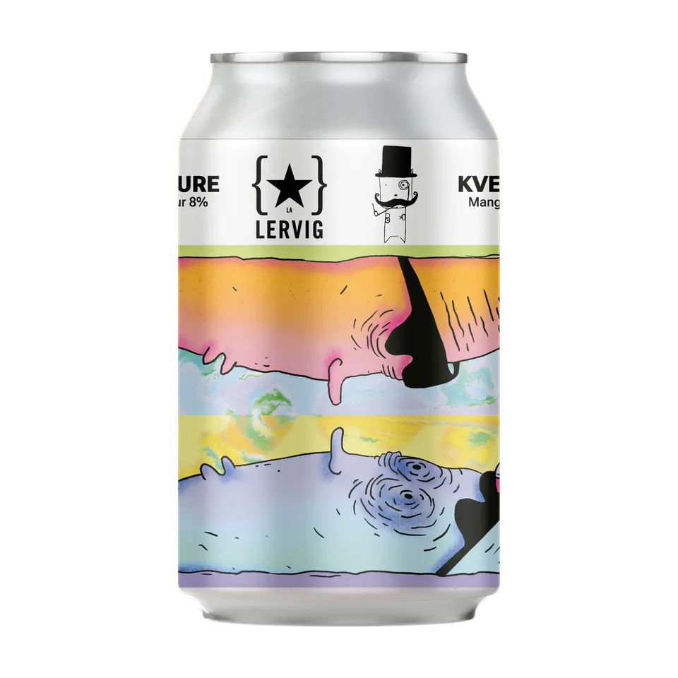 Lervig Kveik Culture Brewski øl boks frisk