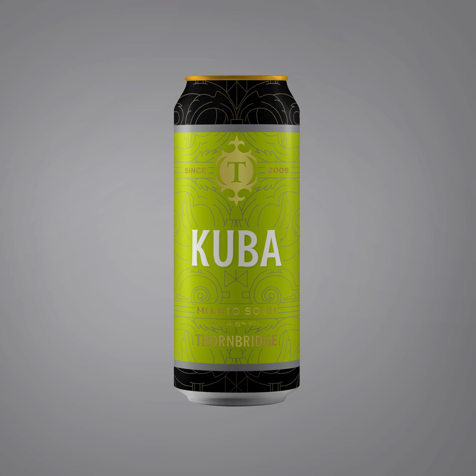 Thornbridge Kuba Mojito Sour øl 4,5% boks 440ml lime