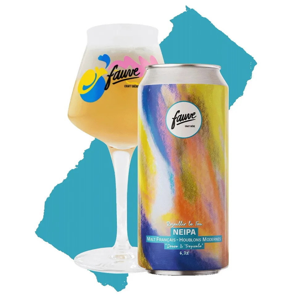Fauve Rejaillir Le Feu NEIPA øl boks 44 cl tropisk 6,2%