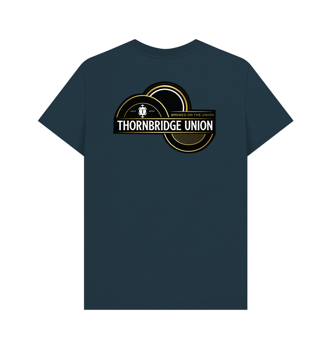 Thornbridge Union t-skjorte svart økologisk bomull