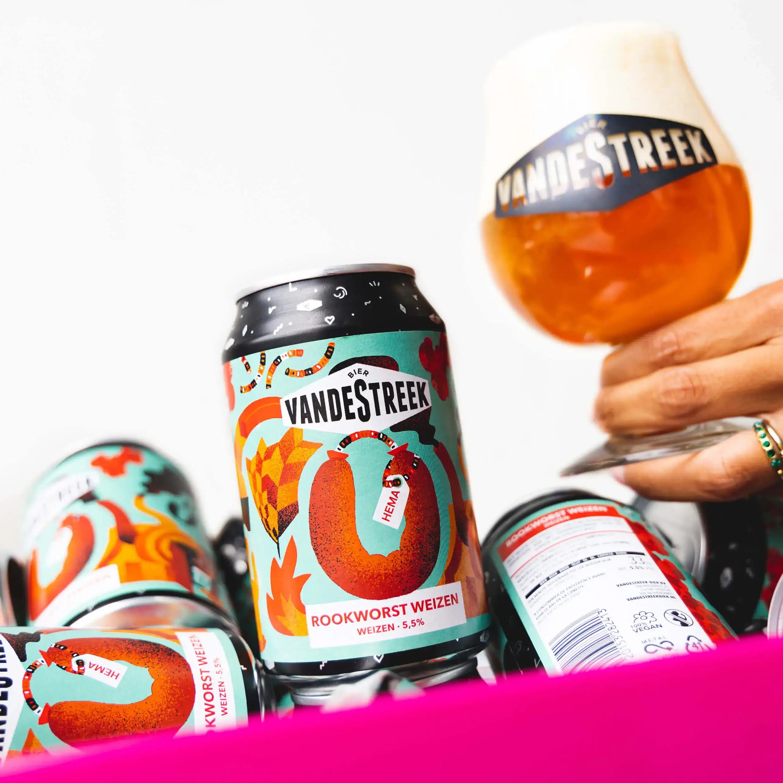 Vanderstreek Rookworst Weizen øl 33 cl røykmalt