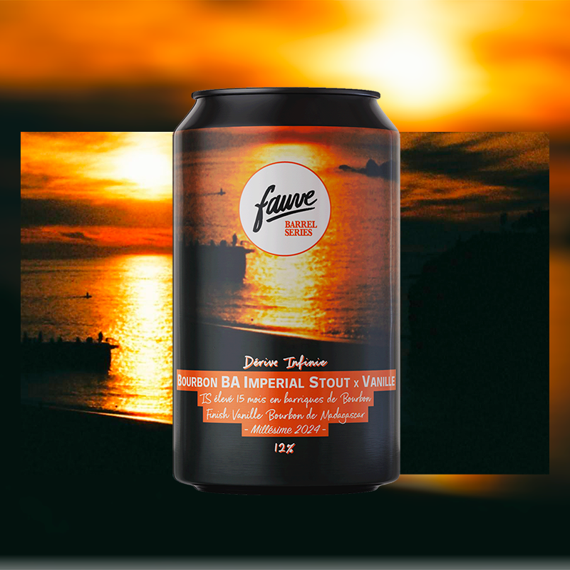 Fauve Dérive Infinie stout boks 33 cl bourbon vanilje