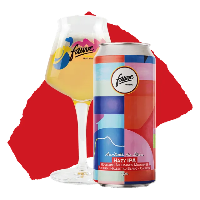 Fauve Au-delà du Rhin Hazy IPA øl 44cL tysk