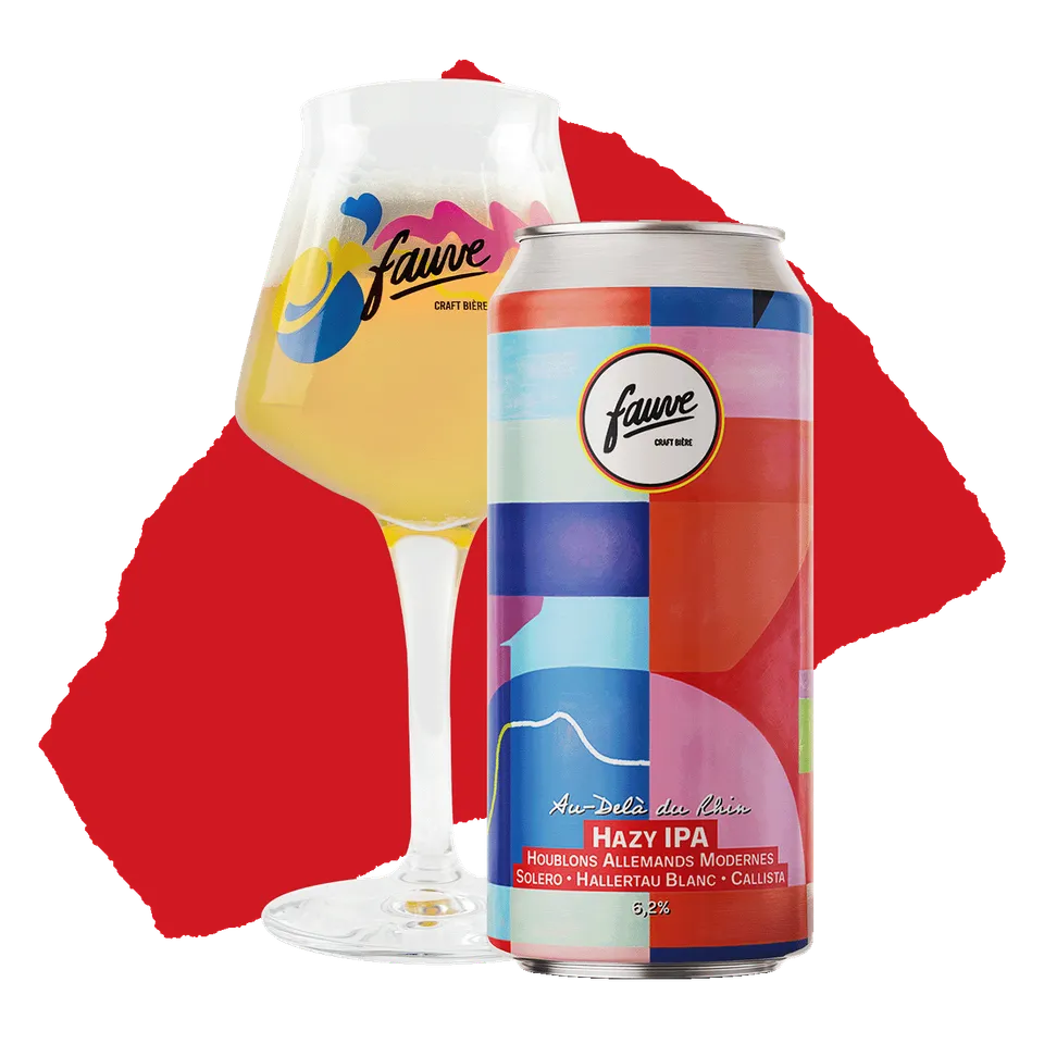 Fauve Au-delà du Rhin Hazy IPA øl 44cL tysk