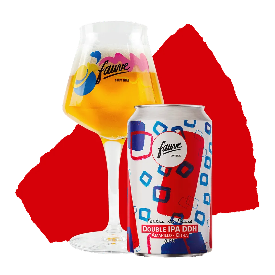 Fauve Perles de Pluie DIPA øl boks 33 cl 8 prosent