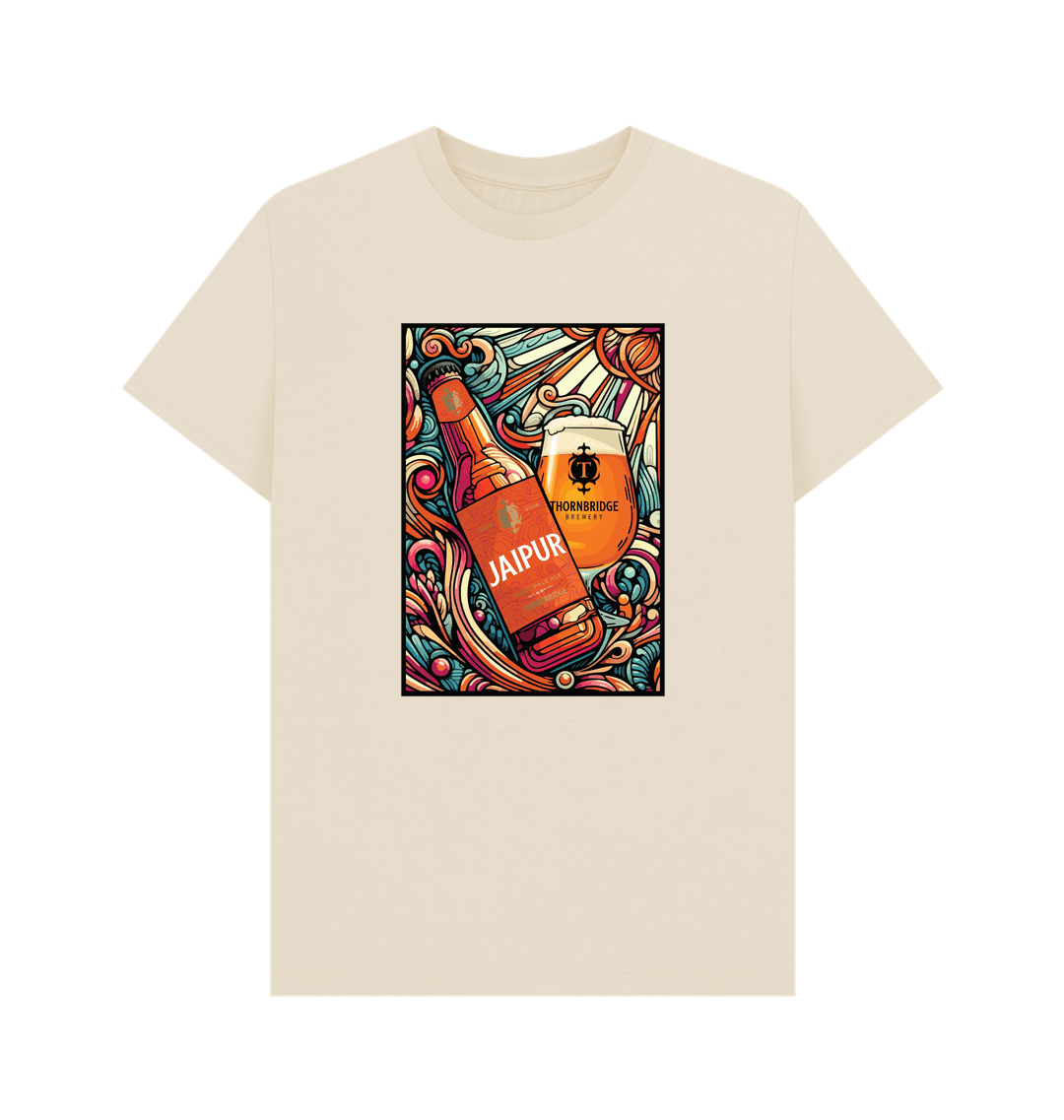 Thornbridge Jaipur Illustrated Bottle t-skjorte økologisk