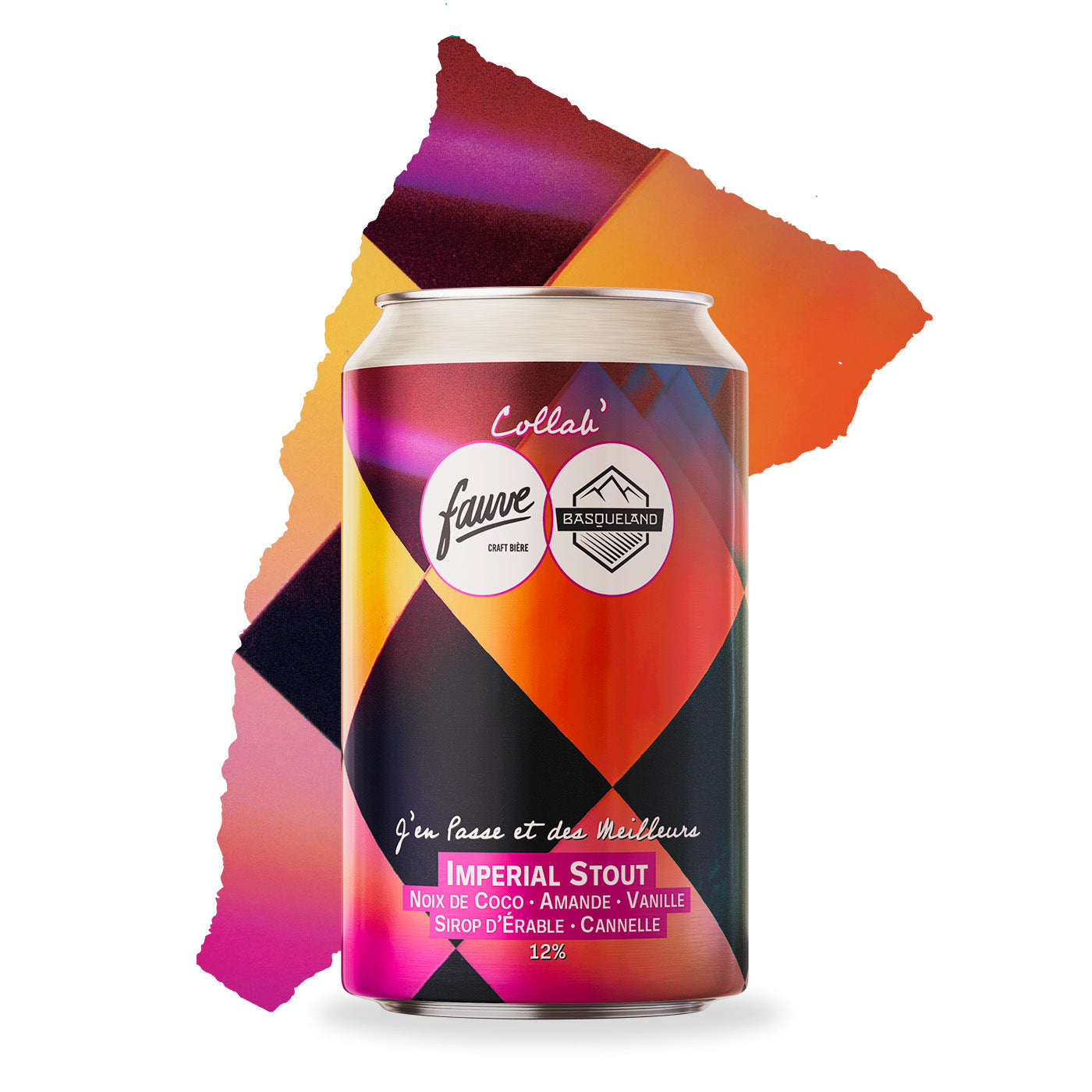 Fauve J'en Passe Imperial Stout øl boks 33cL 12% kokos