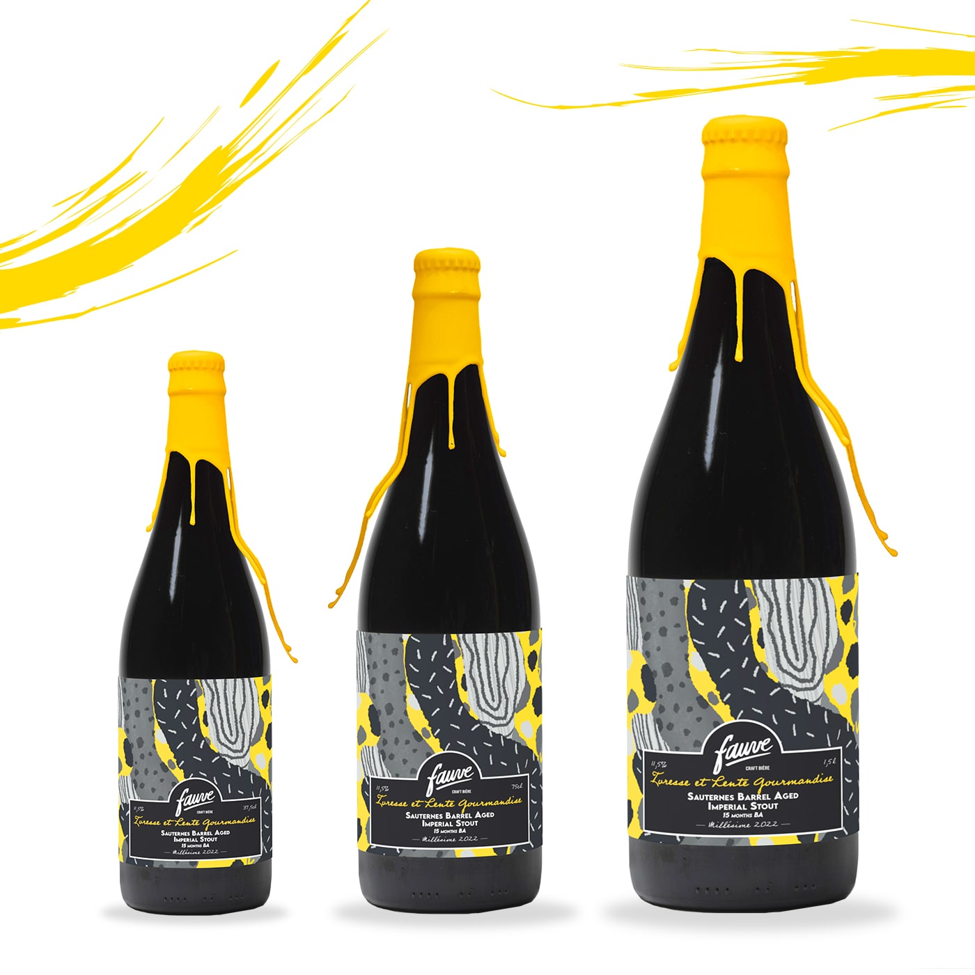 Fauve Ivresse et Lente Gourmandise imperial stout 37,5 cl fatpreget