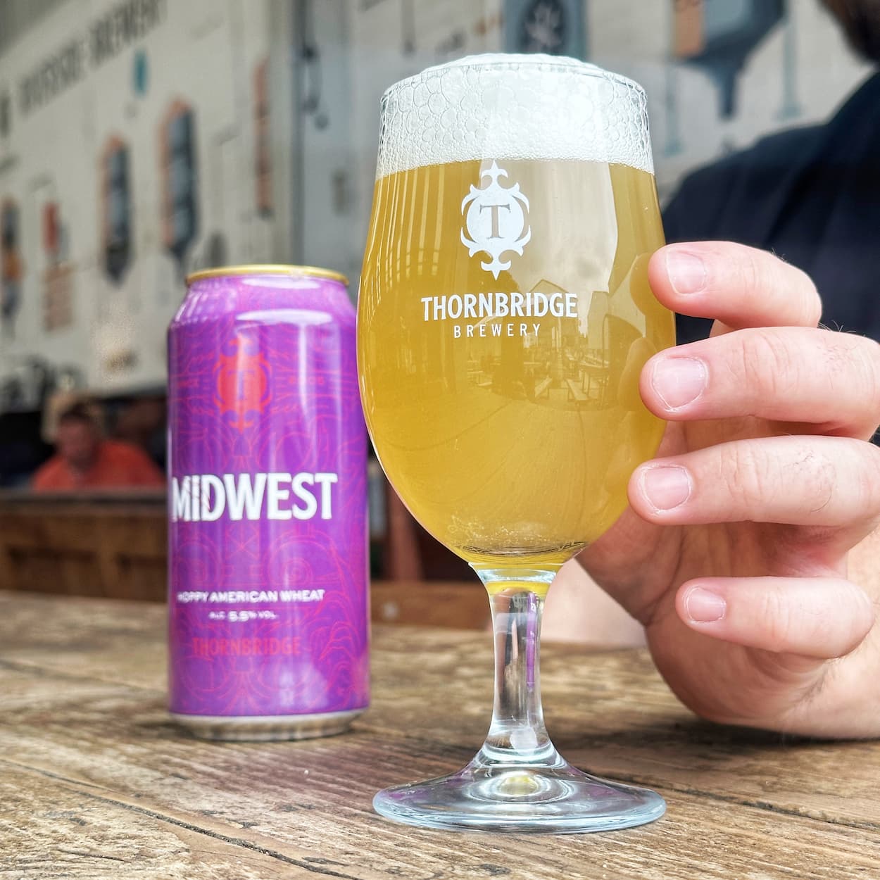 Thornbridge Midwest hveteøl enkeltboks mango