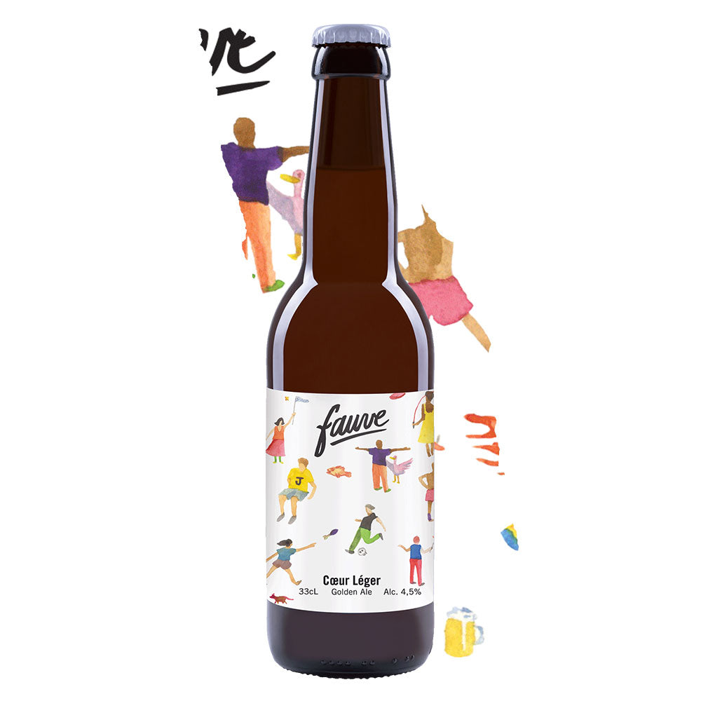 Fauve Cœur Léger golden ale øl flaske 33 cl sitrus