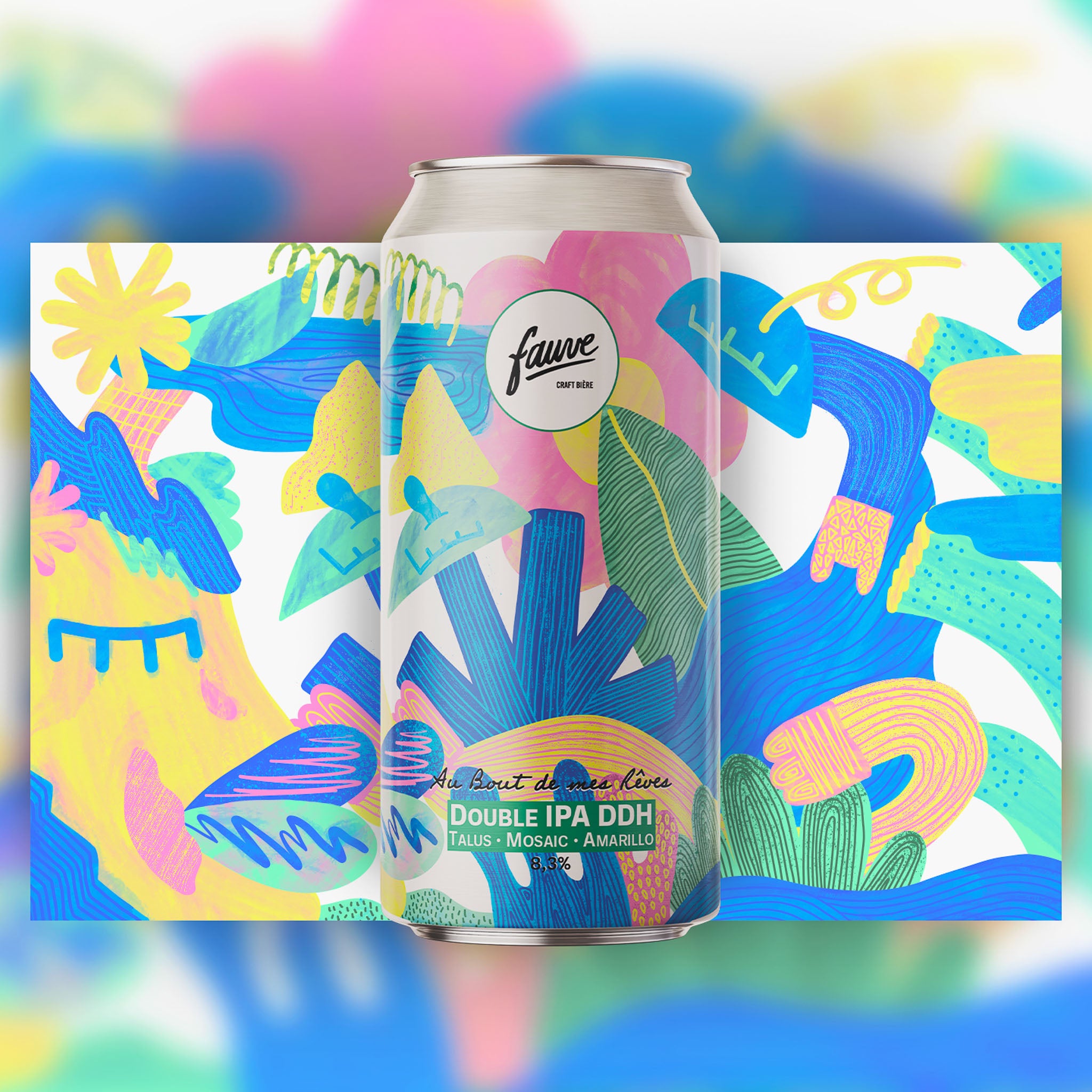 Fauve Au Bout de mes Rêves double IPA boks 44 cl