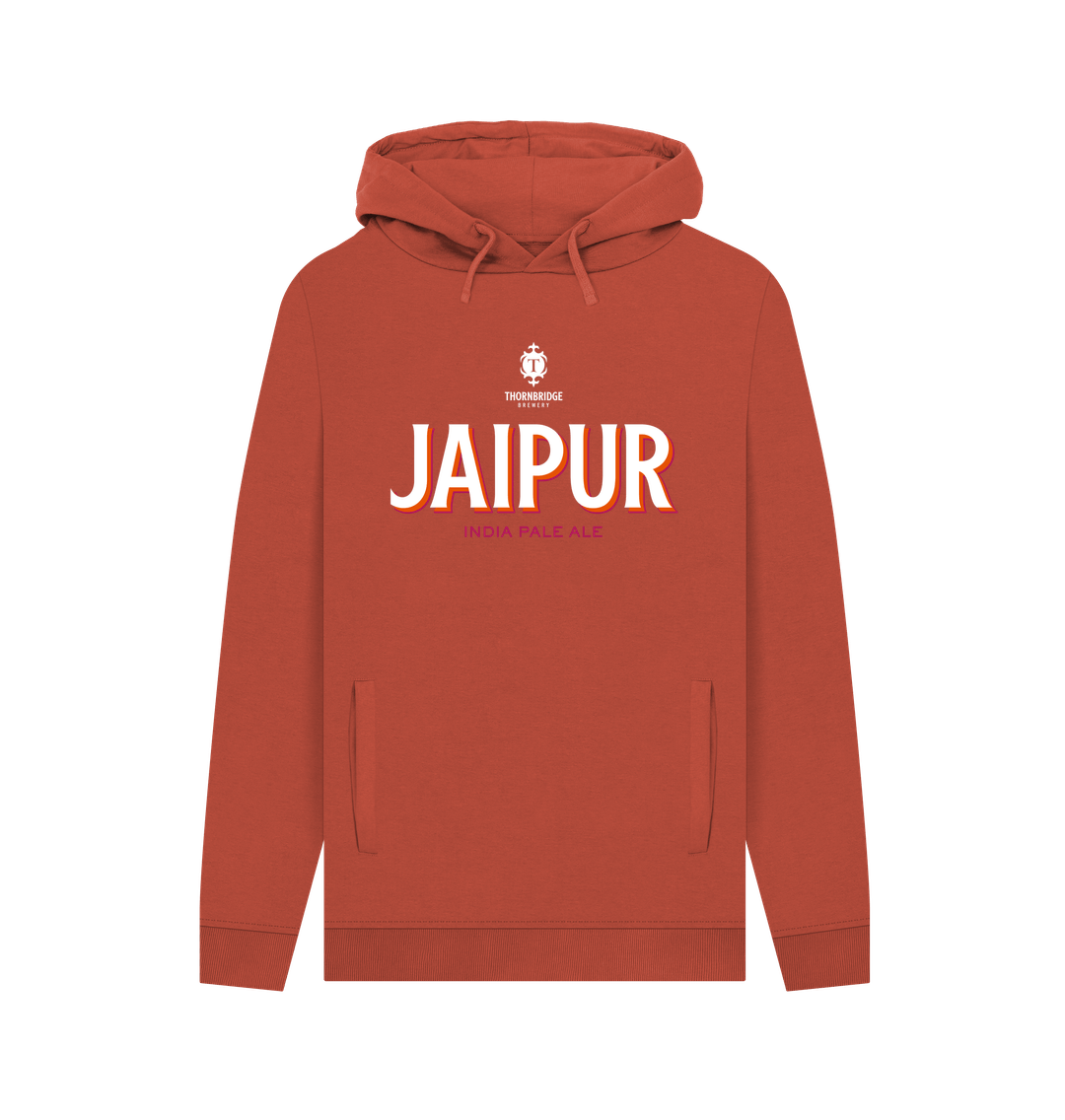Thornbridge Jaipur hettegenser svart L økologisk bomull