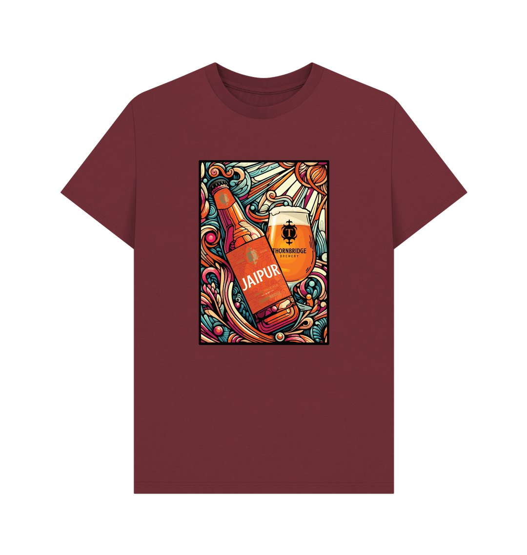 Thornbridge Jaipur Illustrated Bottle t-skjorte økologisk