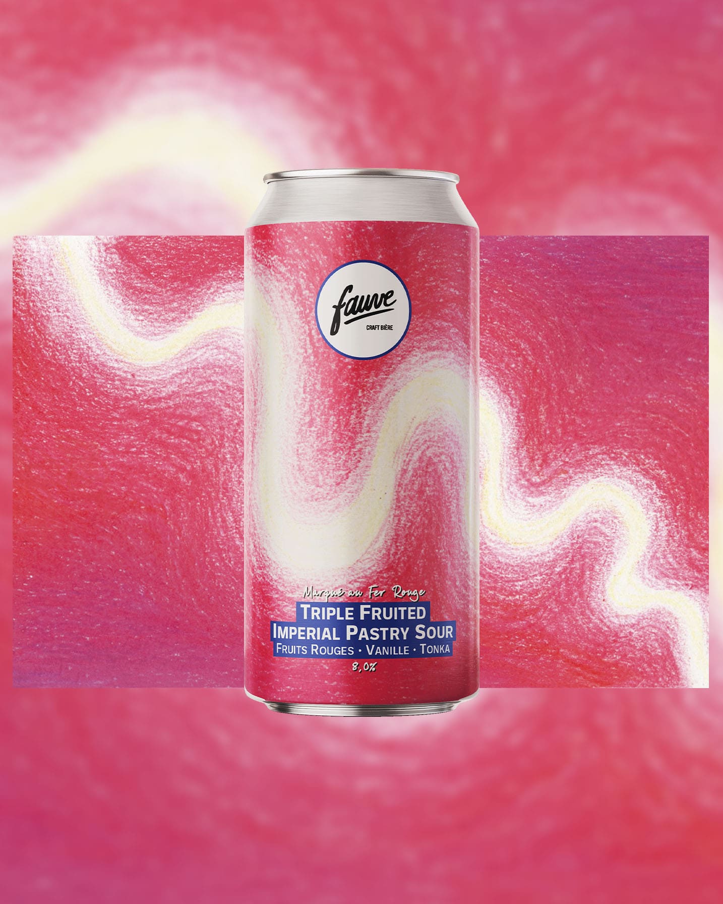 Fauve Marqué au Fer Rouge sour øl boks 44cL bær 8%