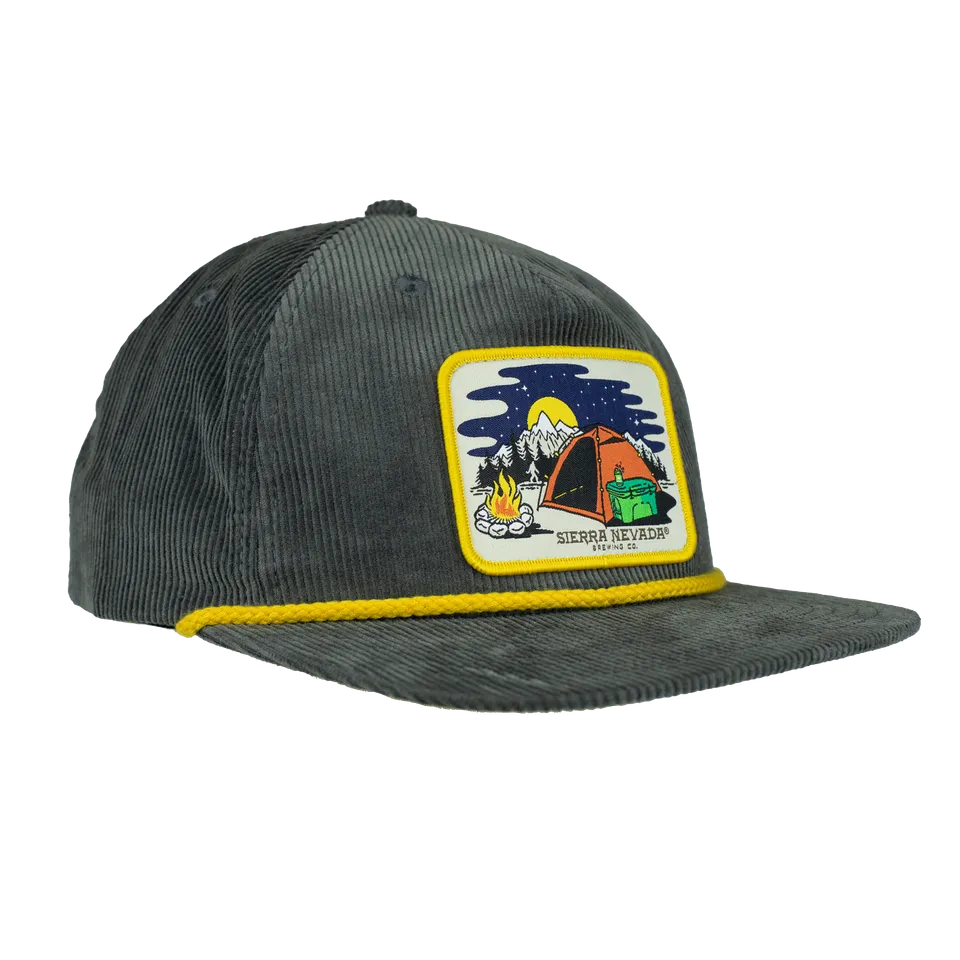 Sierra Nevada Camp Life corduroy caps brun