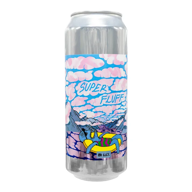 Lervig Super Fluff NEIPA øl boks 33cl myk