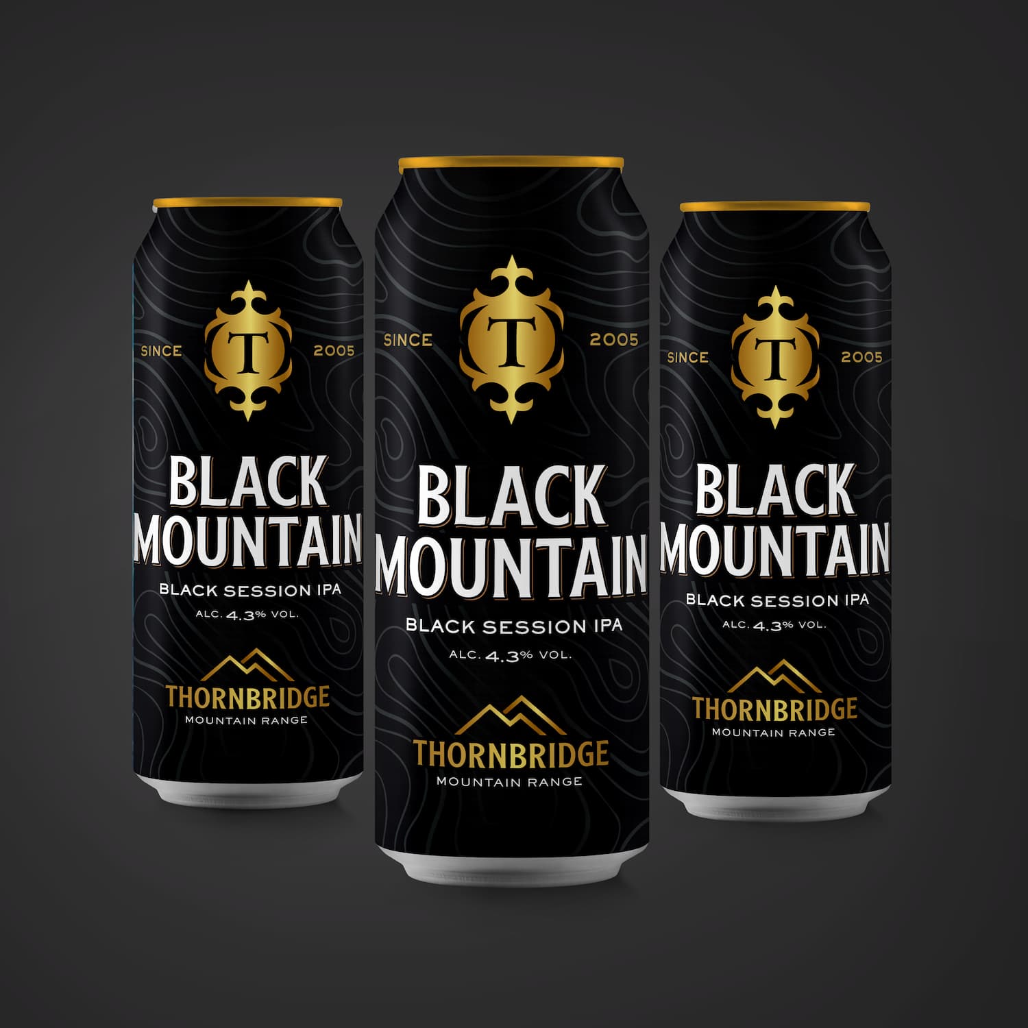 Thornbridge Black Mountain Black IPA 440 ml 4,3 %