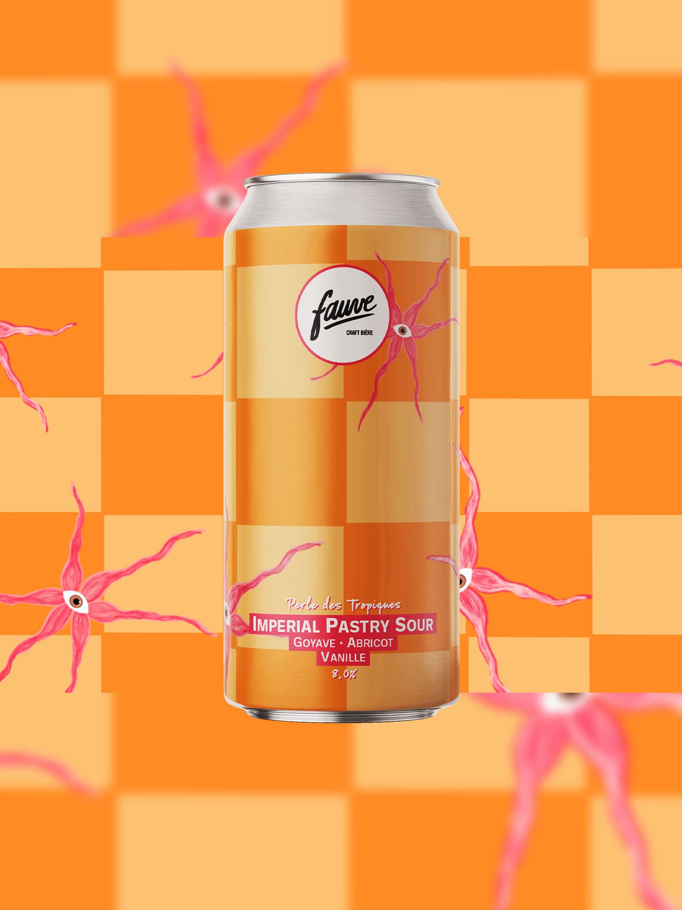 Fauve Perle des Tropiques Pastry Sour øl boks 44cL guava