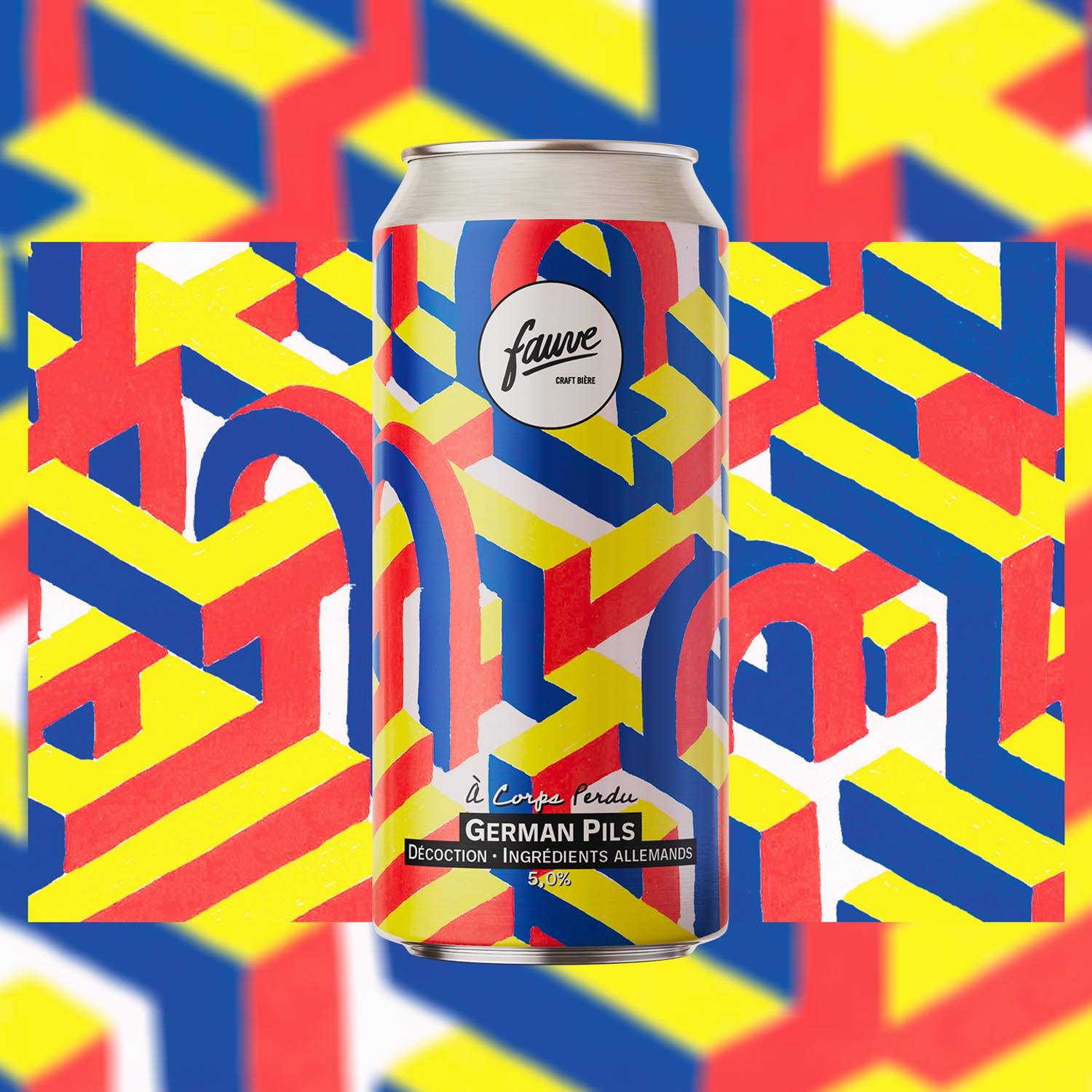 Fauve À Corps Perdu German Pils øl boks 44cl 5,0% crisp