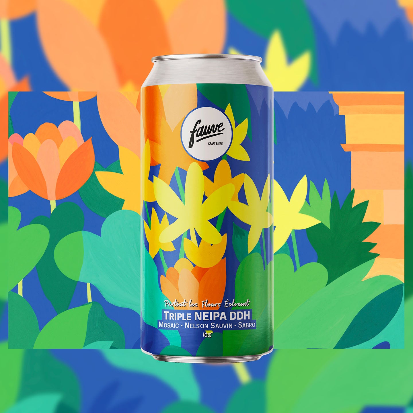 Fauve Partout les Fleurs Éclosent IPA øl 44cl 10%