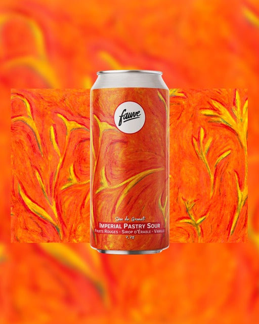 Fauve Sève de Grenat sour øl boks 44cL 7,7%