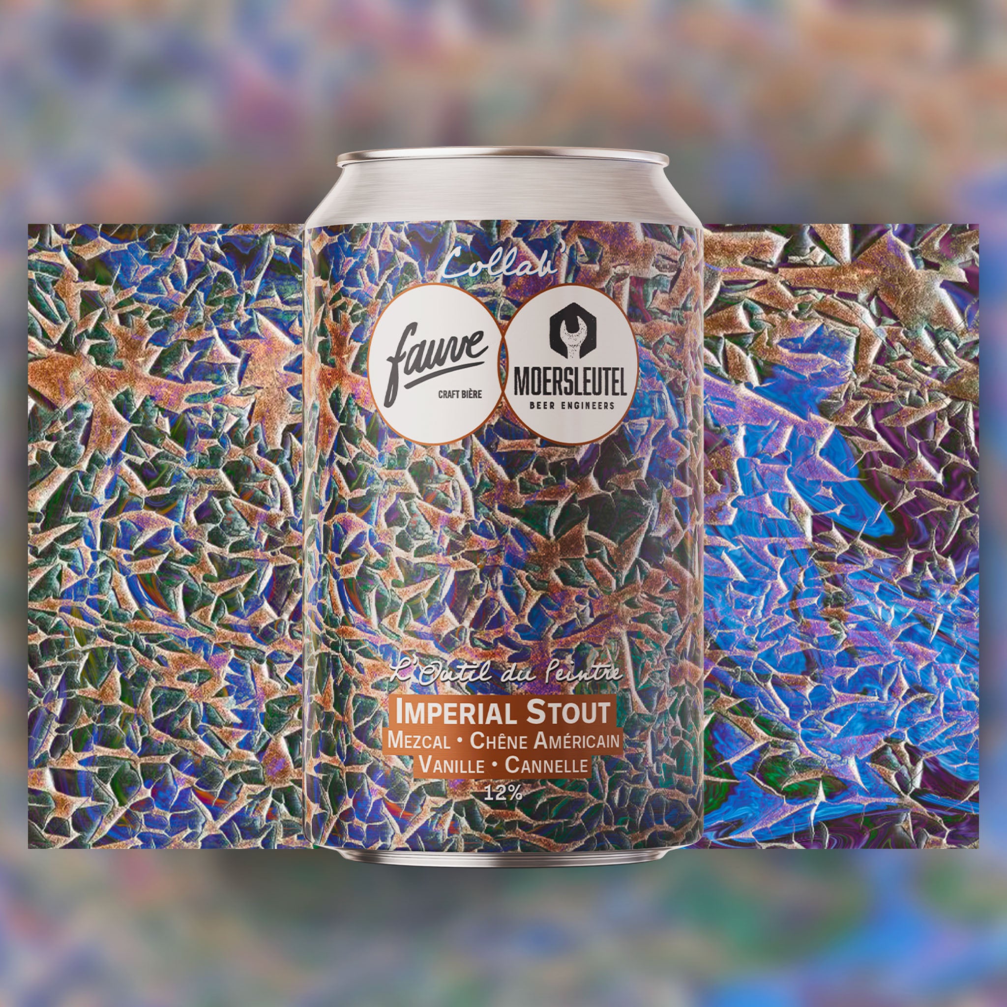Fauve L'Outil du Peintre imperial stout 33 cl vanilje