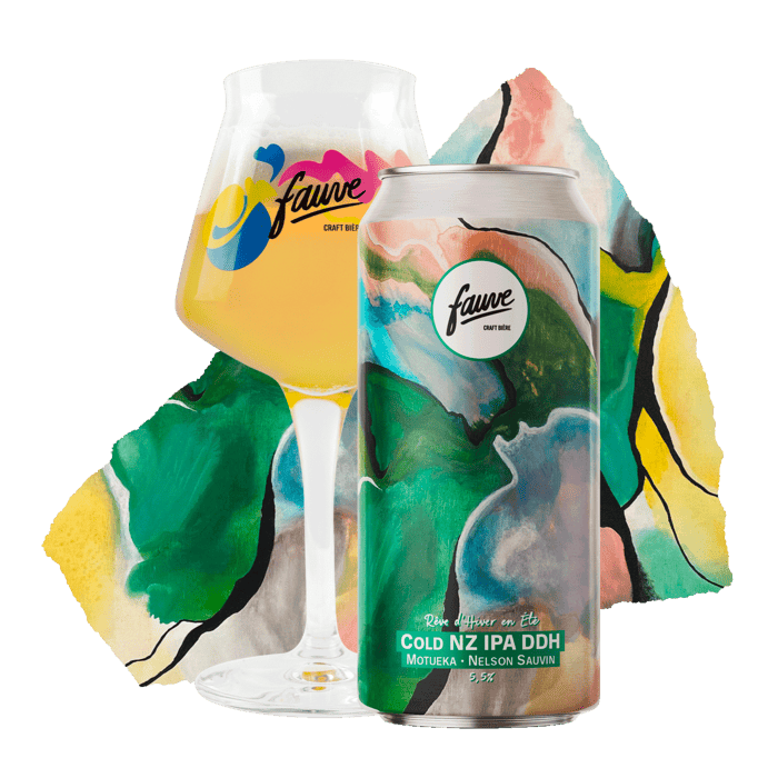Fauve Rêve d'Hiver en Été Cold NZ IPA øl boks 44cL
