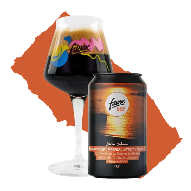 Fauve Dérive Infinie stout boks 33 cl bourbon vanilje