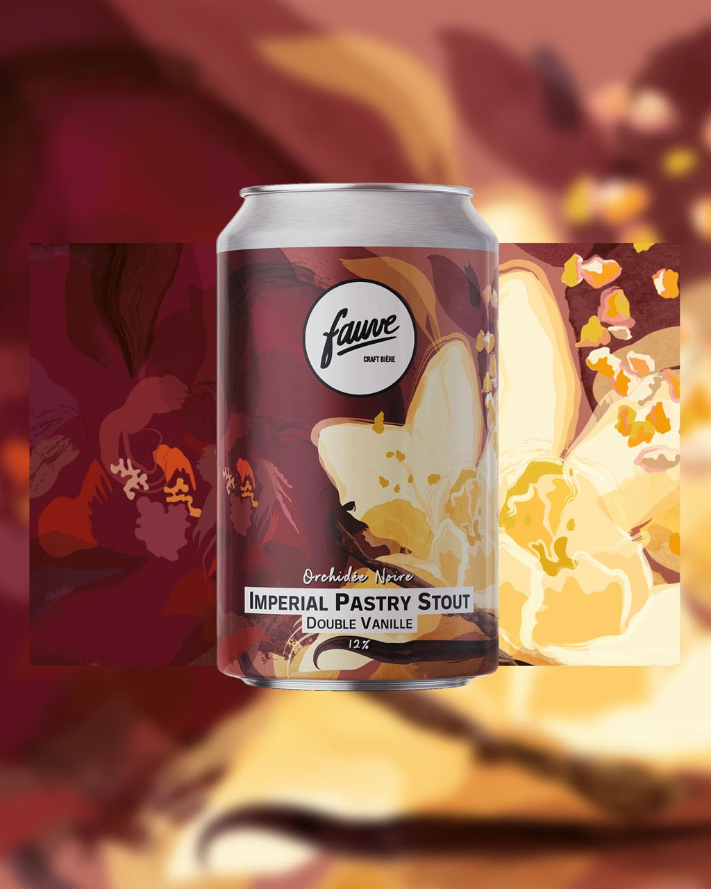 Fauve Orchidée Noire imperial stout øl 33cl dobbel vanilje