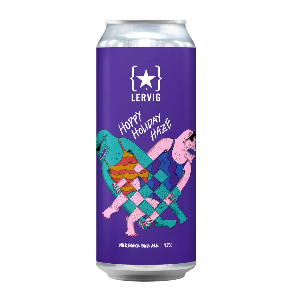 Lervig Hoppy Holiday Haze øl 330 ml hazy