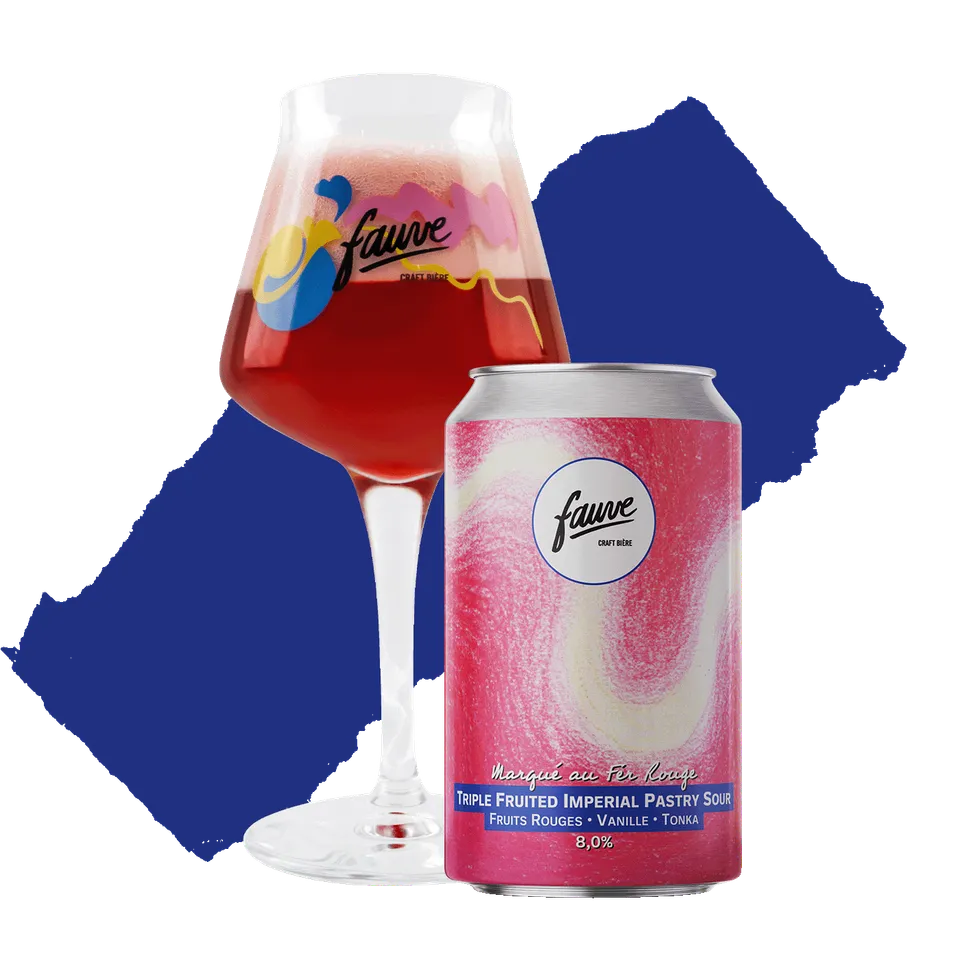 Fauve Marqué au Fer Rouge sour 33 cl boks 8 prosent