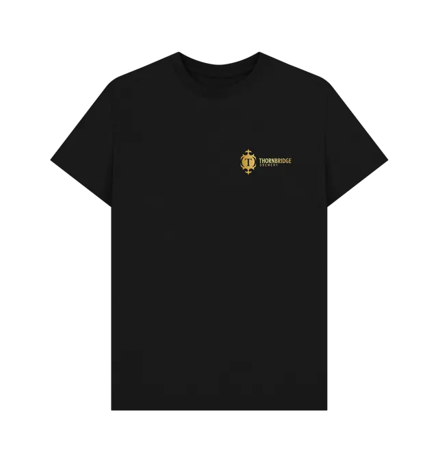 Thornbridge 20th Anniversary Gold Logo t-skjorte svart