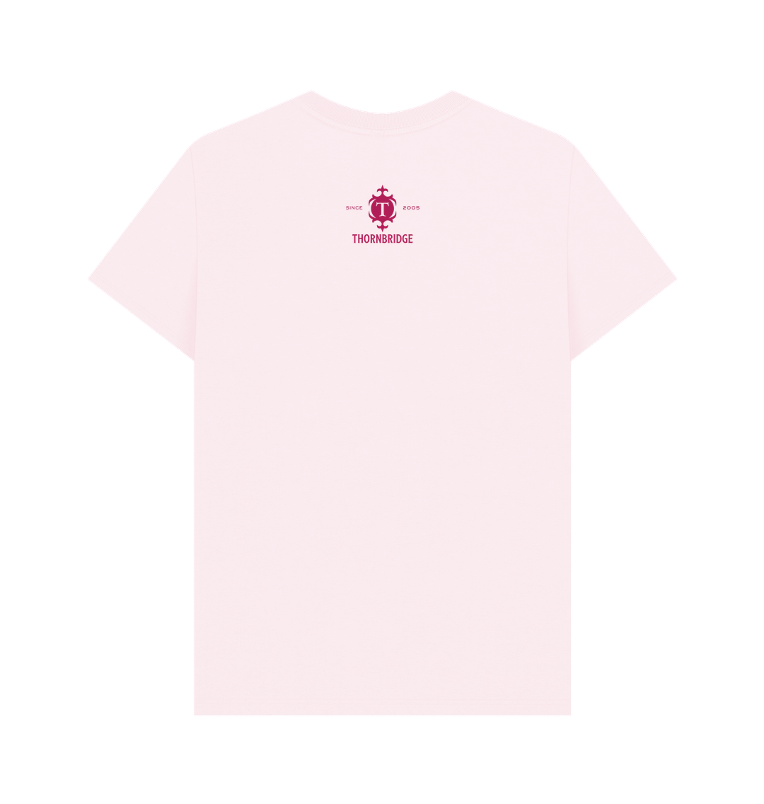 Thornbridge Jaipur t-skjorte mørkeblå rosa logo