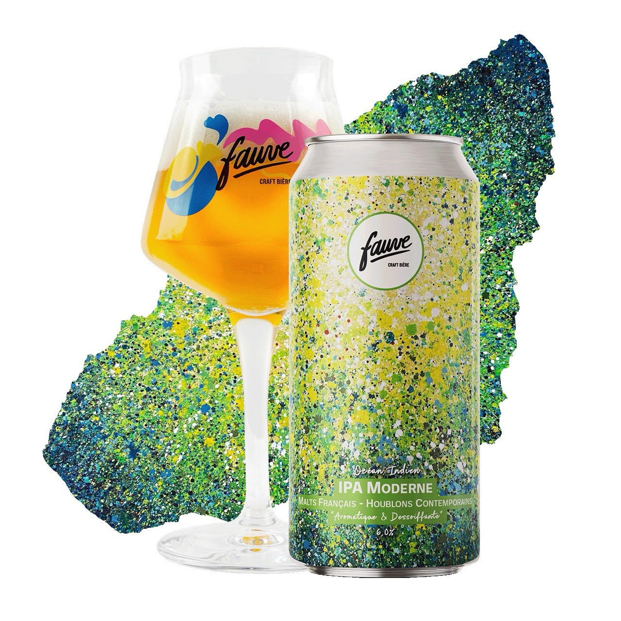 Fauve Océan Indien IPA øl boks 44cL Citra 6%