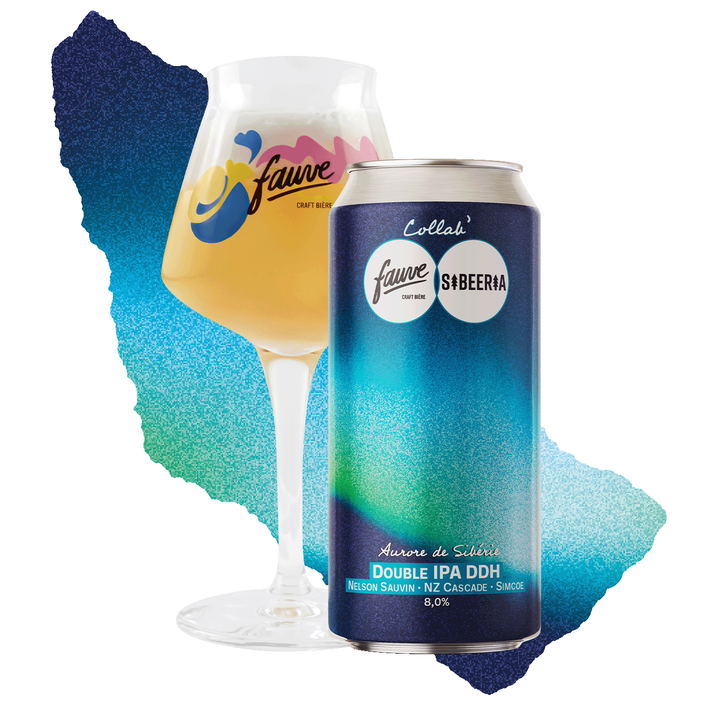 Fauve Aurore de Sibérie øl boks 44cL double IPA 8,0%