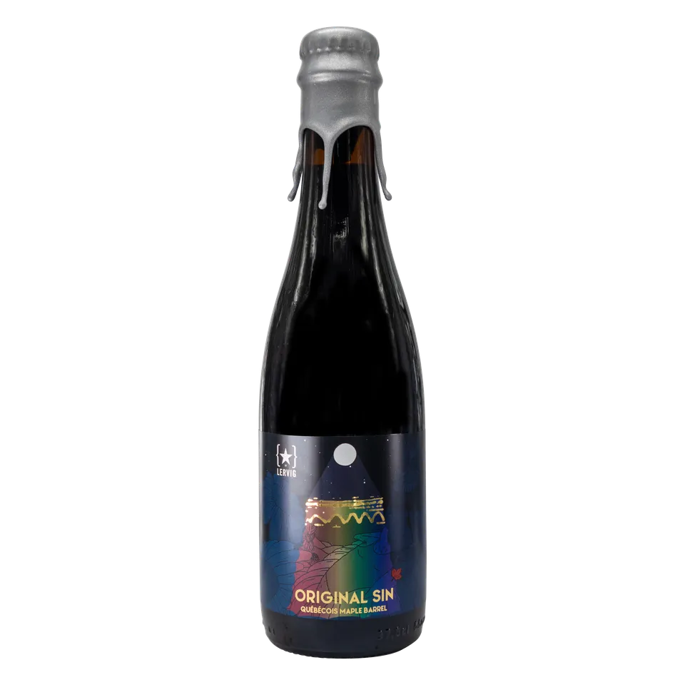 Lervig Original Sin Québécois Maple Barrel øl 33 cl boks fatpreget