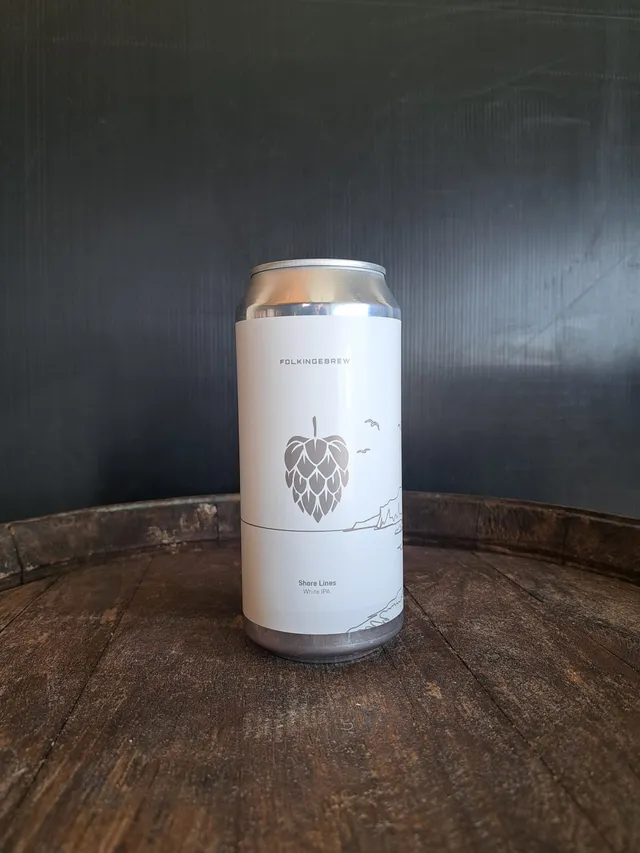 Folkingebrew Shore Lines white IPA øl 7 %