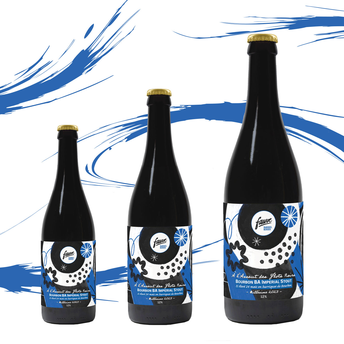 Fauve À LAssaut Flots imperial stout flaske 37,5cL 12%
