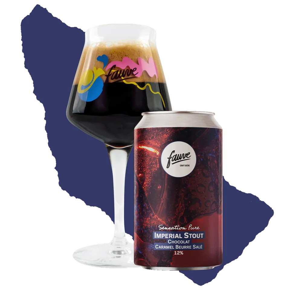 Fauve Sensation Pure imperial stout øl boks 33cL 12%