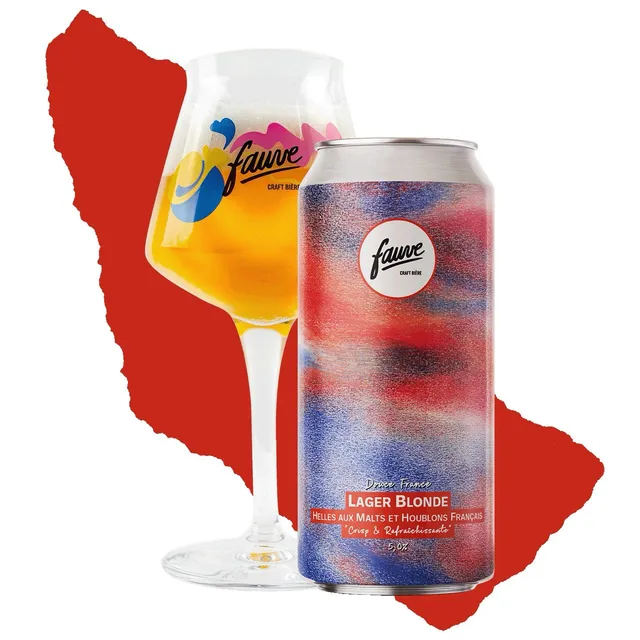 Fauve Douce France helles øl 44 cl boks fransk