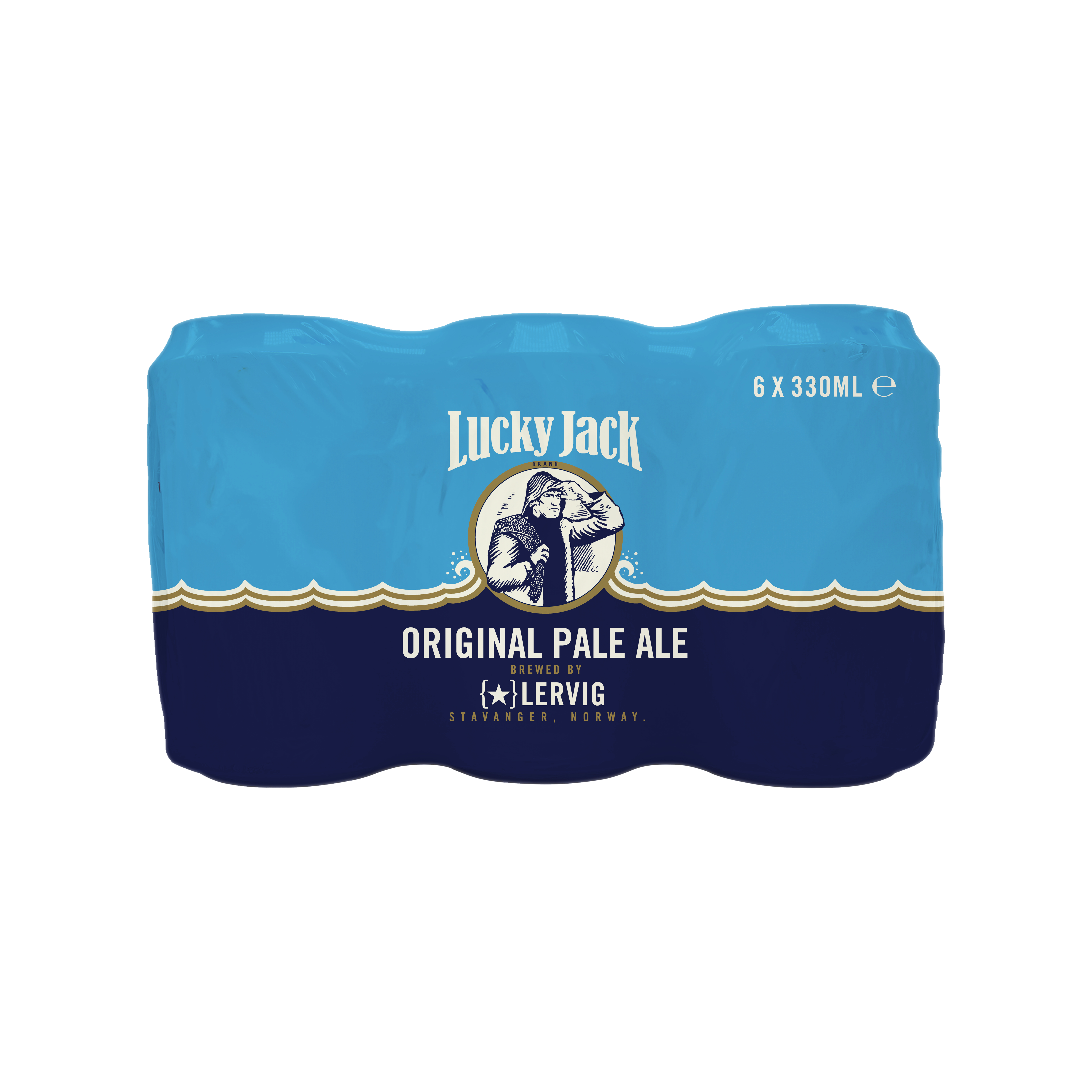 Lervig Lucky Jack pale ale øl 33 cl boks sitrus