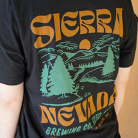 Sierra Nevada Retro Magic Mountain t-skjorte med ryggtrykk