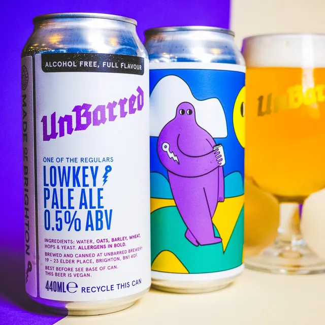 Unbarred LowKey 0,5% alkoholfri pale ale 1 boks