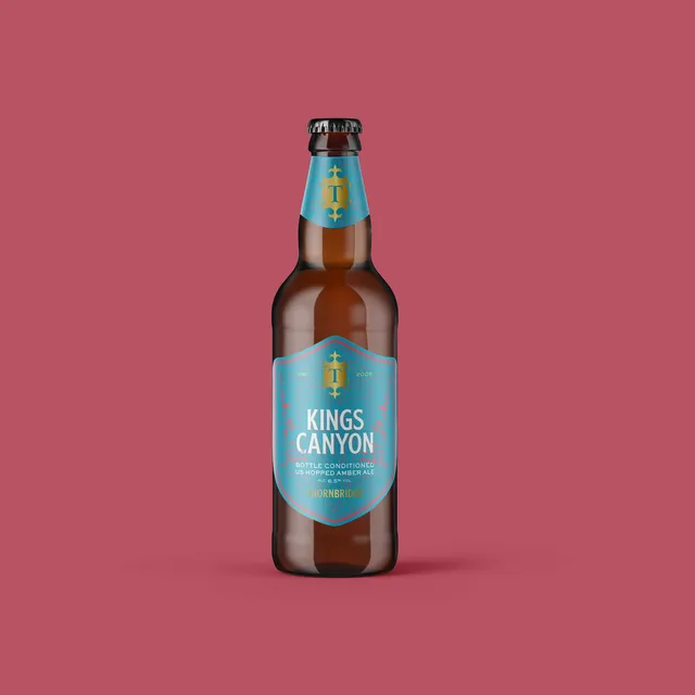 Thornbridge Kings Canyon Amber øl 500 ml flaske 6,5% karamell