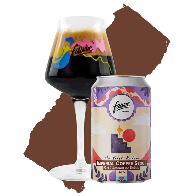 Fauve Au Petit Matin coffee stout øl 33cL boks kaffe