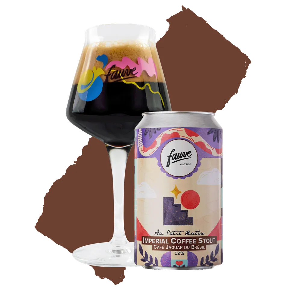 Fauve Au Petit Matin coffee stout øl 33cL boks kaffe